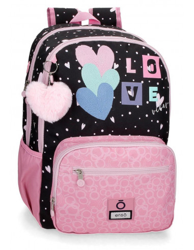 MOCHILA ADAP. 44CM.2C.ENSO LOVE VIBES